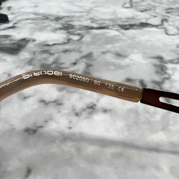 Brendel 902090 60 Eyeglasses Frames Brown Round Full Rim 51-17-135 - Picture 9 of 12